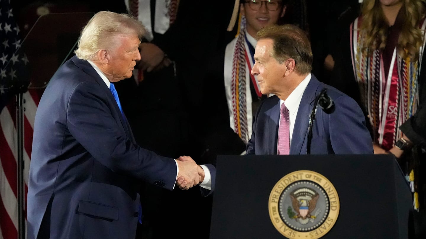 Nick Saban Opens Up About Donald Trump's College Sports Executive Order