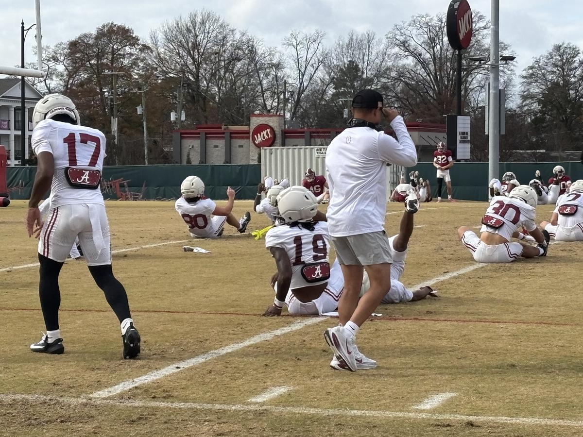 Practice Notes From Alabama's CFP Rose Bowl Practice